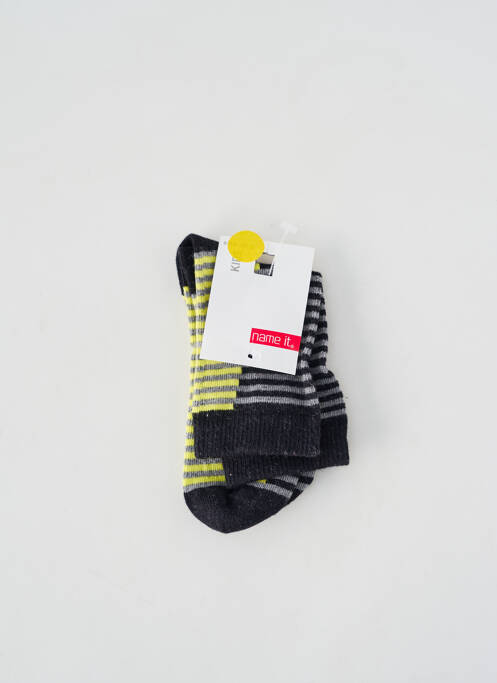 Chaussettes tissage chiné jaune NAME IT garcon