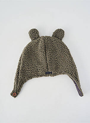 Bonnet doublure vert BOBOLI enfant
