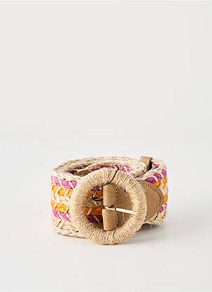 Ceinture tissage tressé beige TIFFOSI femme