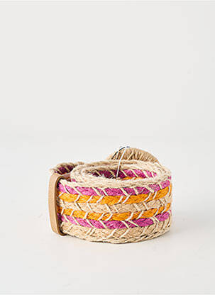 Ceinture tissage tressé beige TIFFOSI femme