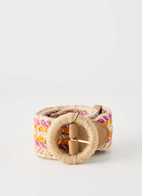 Ceinture tissage tressé beige TIFFOSI femme