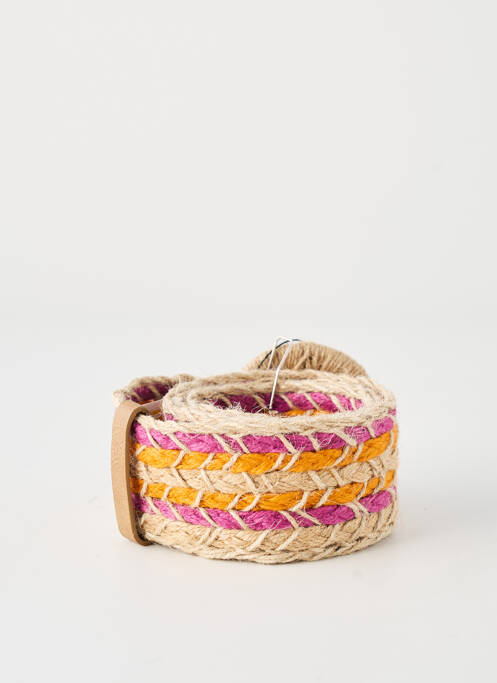 Ceinture tissage tressé beige TIFFOSI femme