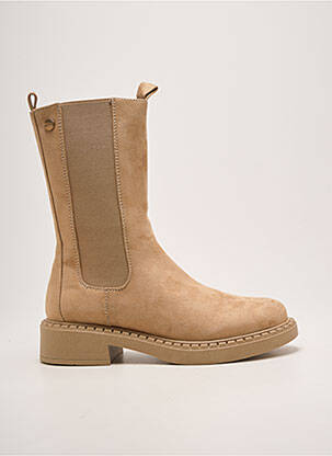 Bottines/boots talon bas talon de 4 à 6cm beige DEELUXE femme