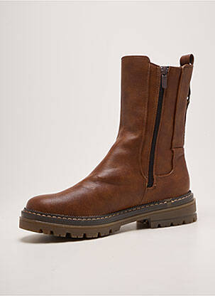 Bottines/boots talon bas talon de 4 à 6cm marron MUSTANG femme