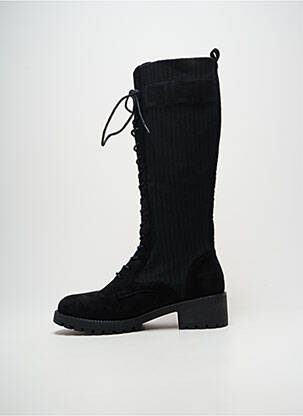 Bottes bout rond talon de 4 à 6cm noir LPB femme
