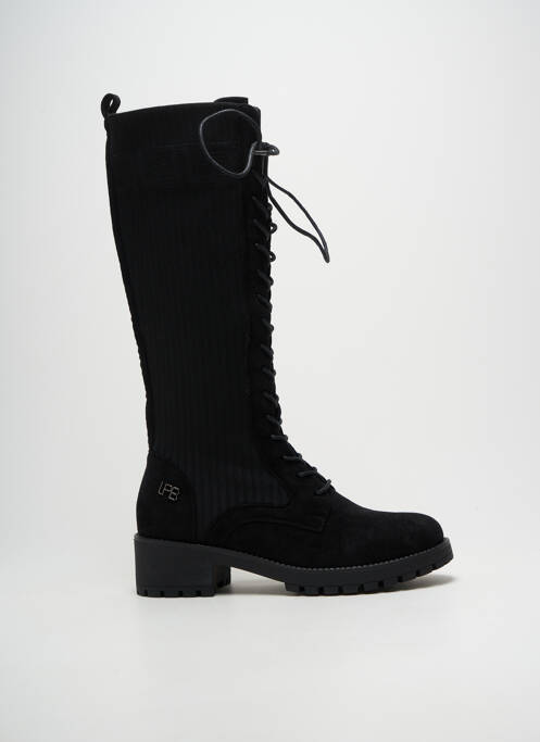 Bottes bout rond talon de 4 à 6cm noir LPB femme