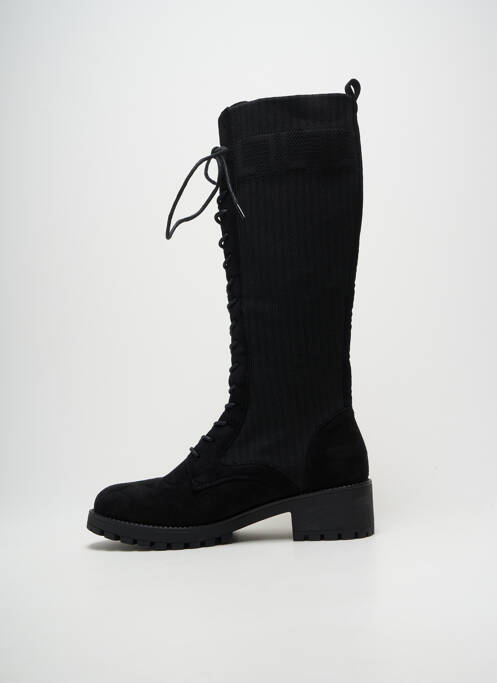 Bottes bout rond talon de 4 à 6cm noir LPB femme