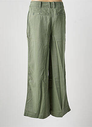 Pantalon large tissage popeline taille normale vert WHITE STUFF femme
