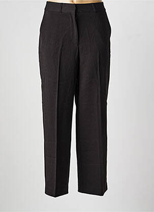 Pantalon slim tissage popeline taille normale noir KING LOUIE femme