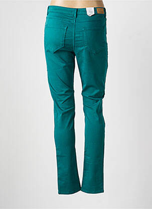 Jeans coupe slim stretch taille normale vert KANOPE femme