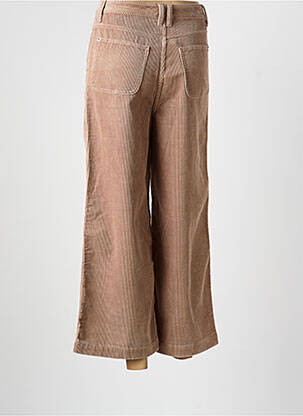 Pantalon droit fermeture zippée sous rabat boutonné taille normale beige WHITE STUFF femme