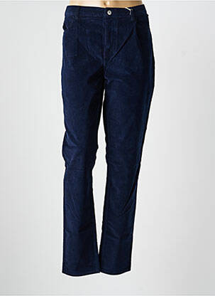 Pantalon slim stretch taille normale bleu KANOPE femme