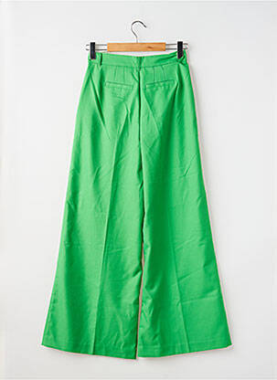 Pantalon large tissage popeline taille normale vert KING LOUIE femme