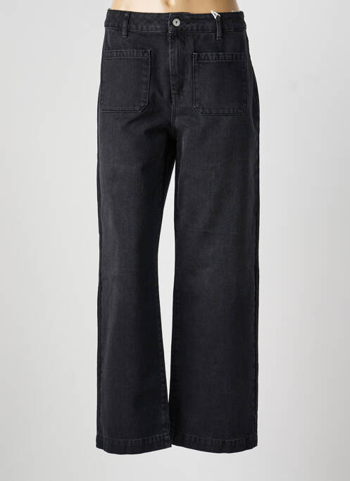 Jeans coupe droite taille normale taille normale noir KANOPE femme