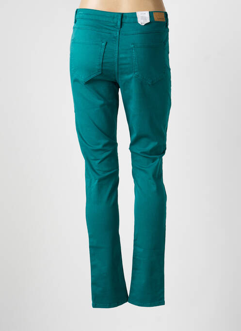 Jeans coupe slim stretch taille normale vert KANOPE femme