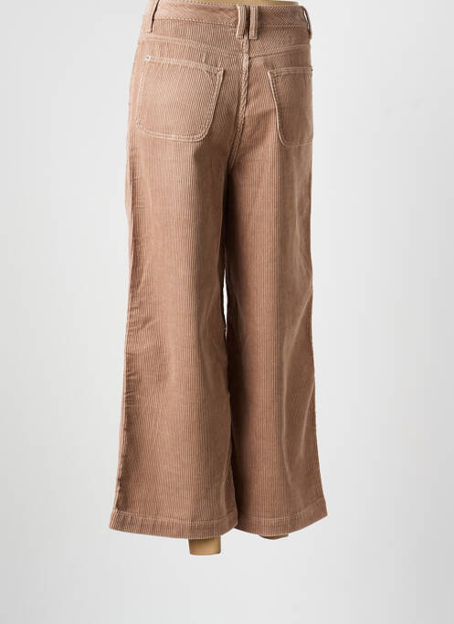 Pantalon droit fermeture zippée sous rabat boutonné taille normale beige WHITE STUFF femme