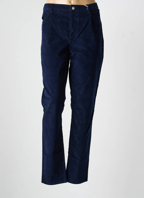 Pantalon slim stretch taille normale bleu KANOPE femme