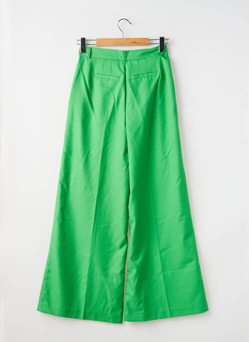 Pantalon large fermeture zippée sous rabat boutonné taille normale vert KING LOUIE femme