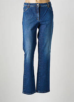 Jeans coupe droite taille normale taille normale bleu COUTURIST femme