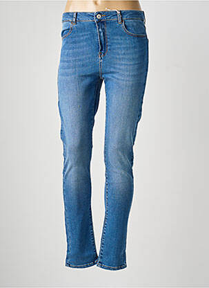 Jeans coupe slim tissage brut taille normale bleu KANOPE femme