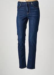 Jeans coupe slim tissage brut taille normale bleu KANOPE femme