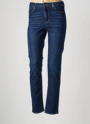 Jeans coupe slim tissage brut taille normale bleu KANOPE femme
