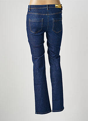 Jeans coupe slim tissage brut taille haute bleu COUTURIST femme
