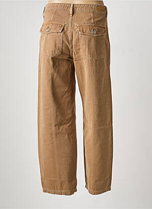 Jeans coupe droite taille normale taille normale marron KANOPE femme
