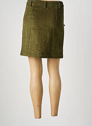 Jupe courte poches vert clair KALI YOG femme