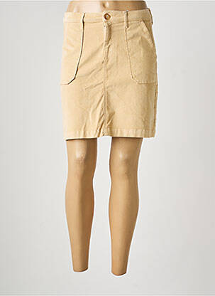 Jupe courte poches beige KANOPE femme