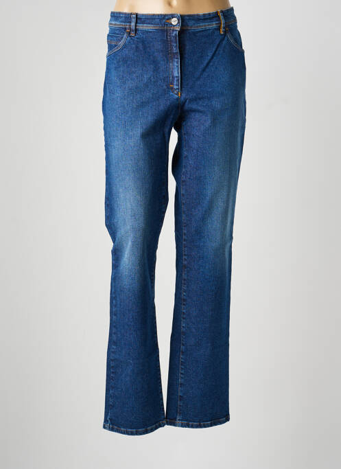 Jeans coupe droite taille normale taille normale bleu COUTURIST femme