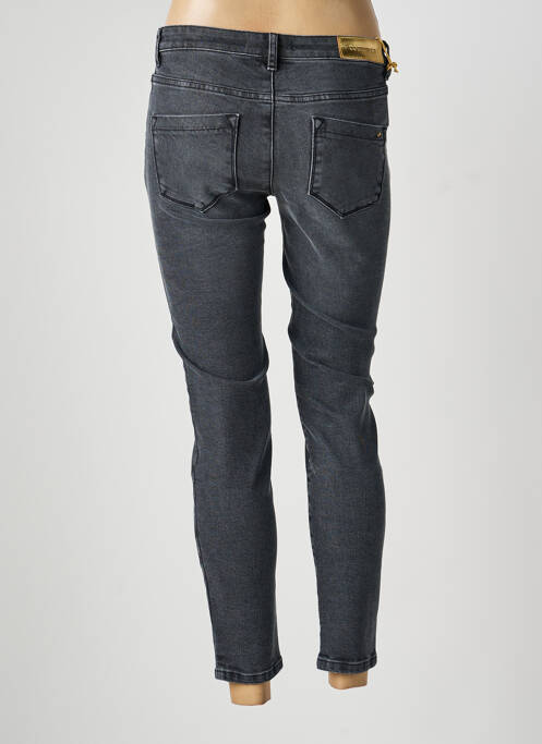 Jeans coupe slim tissage brut taille normale gris COUTURIST femme