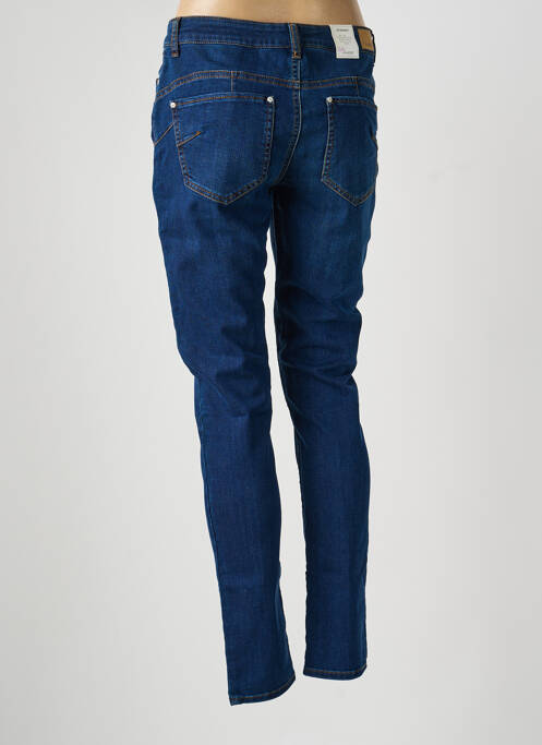 Jeans coupe slim tissage brut taille normale bleu KANOPE femme