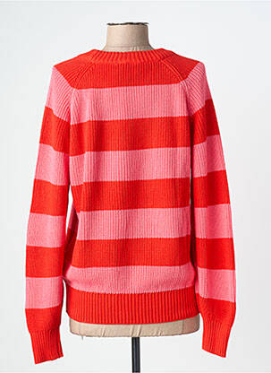 Pull stretch manches longues rouge DANEFAE femme