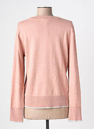 Pull tissage chiné manches longues rose WHITE STUFF femme