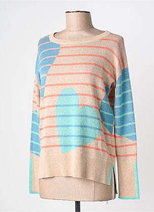 Pull stretch manches longues beige WHITE STUFF femme