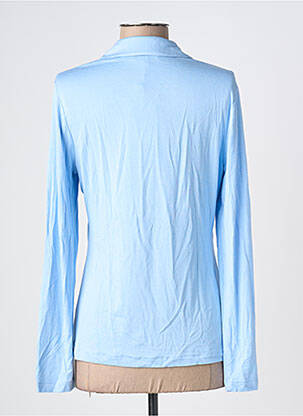Chemisier coupe cintrée manches longues bleu SURKANA femme