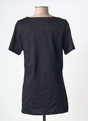 T-shirt sérigraphie manches courtes noir MARGOT femme