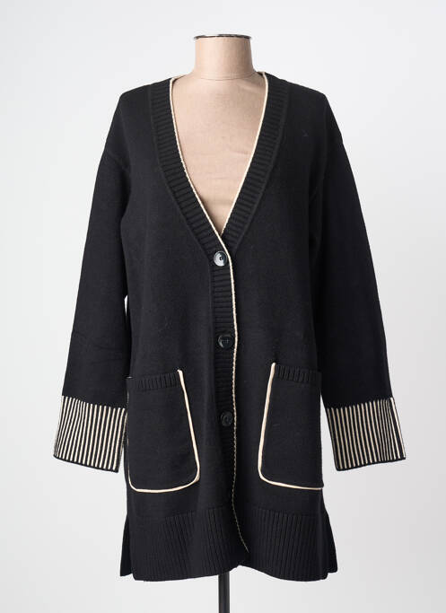 Gilet manches longues stretch noir SURKANA femme