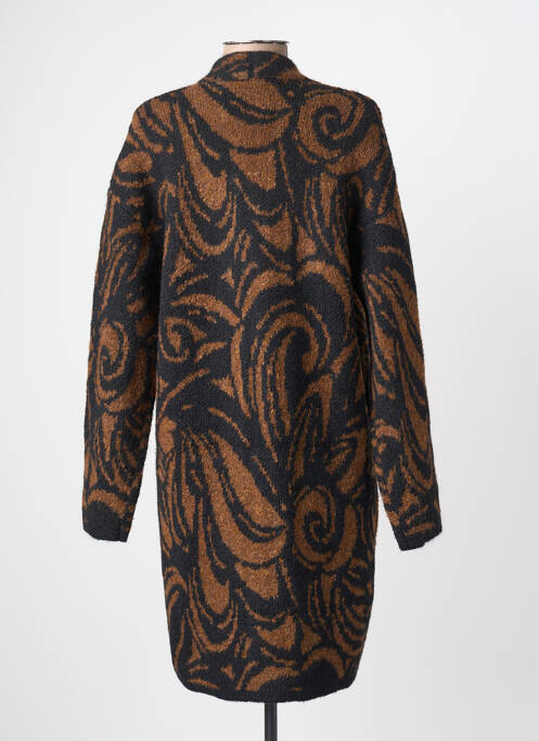 Gilet manches longues stretch marron SURKANA femme