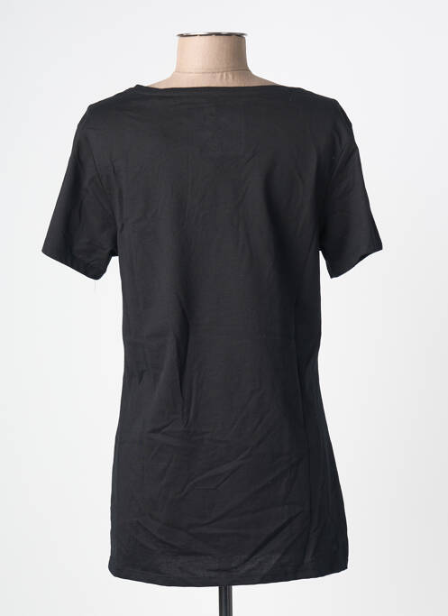 T-shirt sérigraphie manches courtes noir MARGOT femme