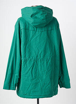 Parka finition intérieure doublure polaire a capuche vert TRANQUILLO femme