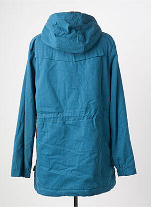 Parka finition intérieure doublure polaire a capuche bleu TRANQUILLO femme