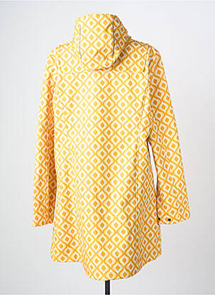 Parka finition intérieure doublure polaire a capuche jaune BLUTSGESCHWISTER femme