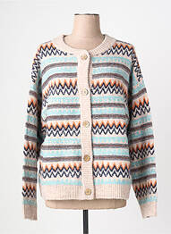 Gilet manches longues stretch beige WHITE STUFF femme
