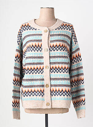 Gilet manches longues stretch beige WHITE STUFF femme