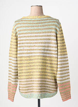 Pull coupe droite manches longues jaune WHITE STUFF femme