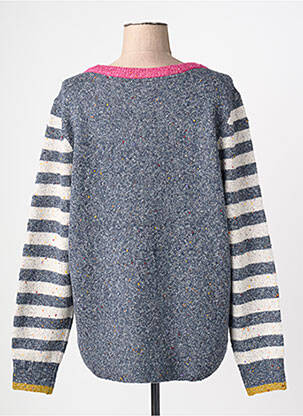 Pull tissage chiné manches longues gris WHITE STUFF femme