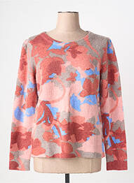 Pull coupe cintrée manches longues rouge WHITE STUFF femme