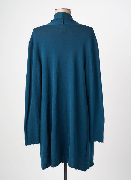 Gilet manches longues stretch bleu BY BASICS femme